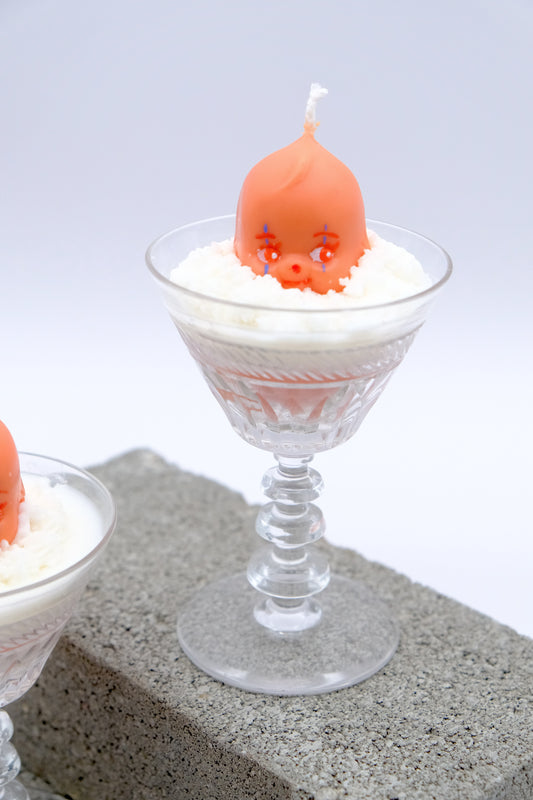 Orange Kewpie Dessert Candle