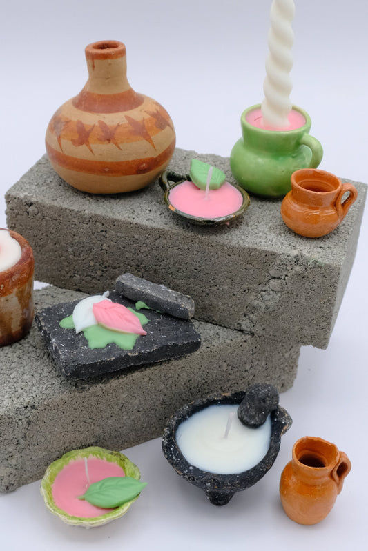 Velas De Barro Set 2