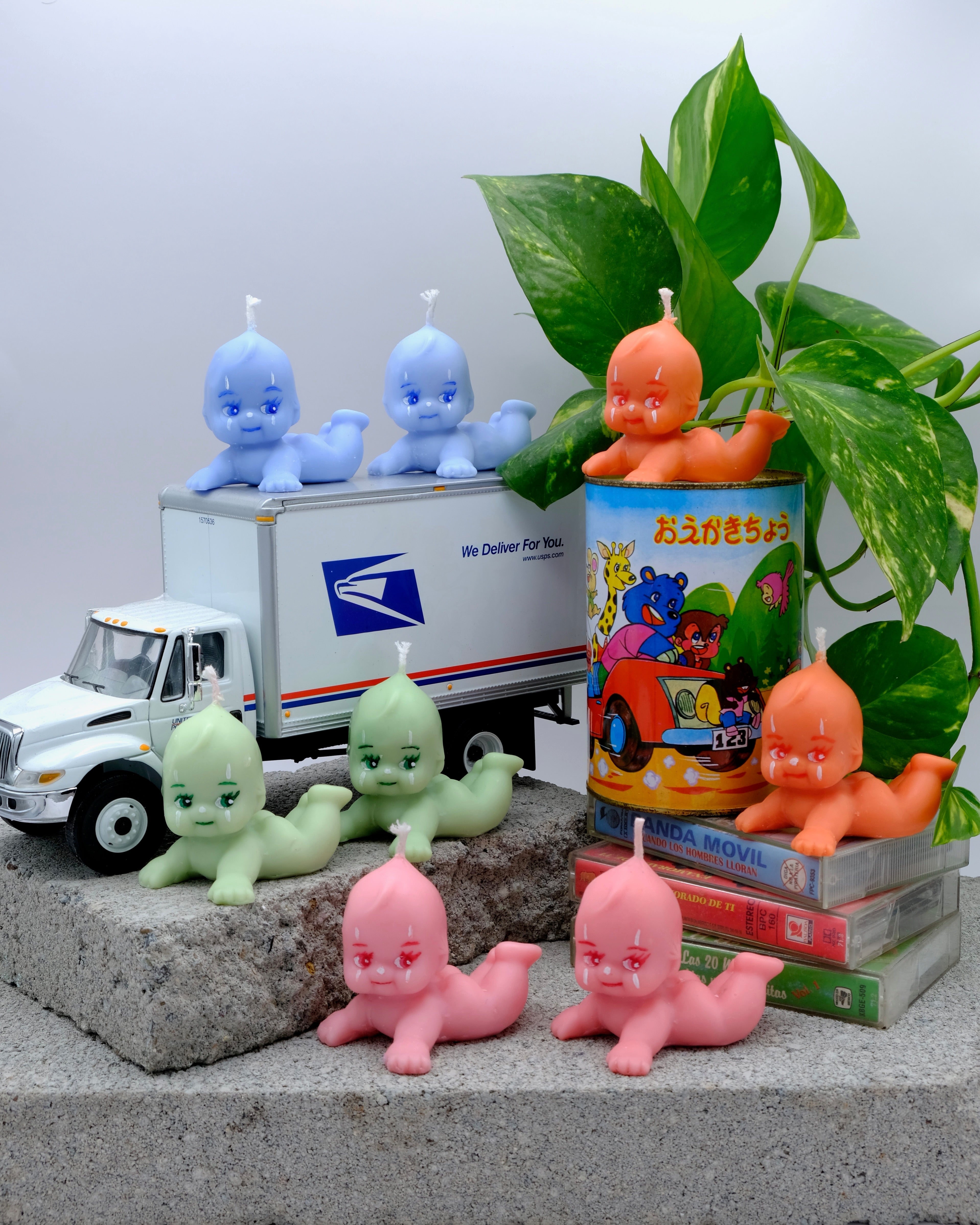 Kewpie Payaso Candle