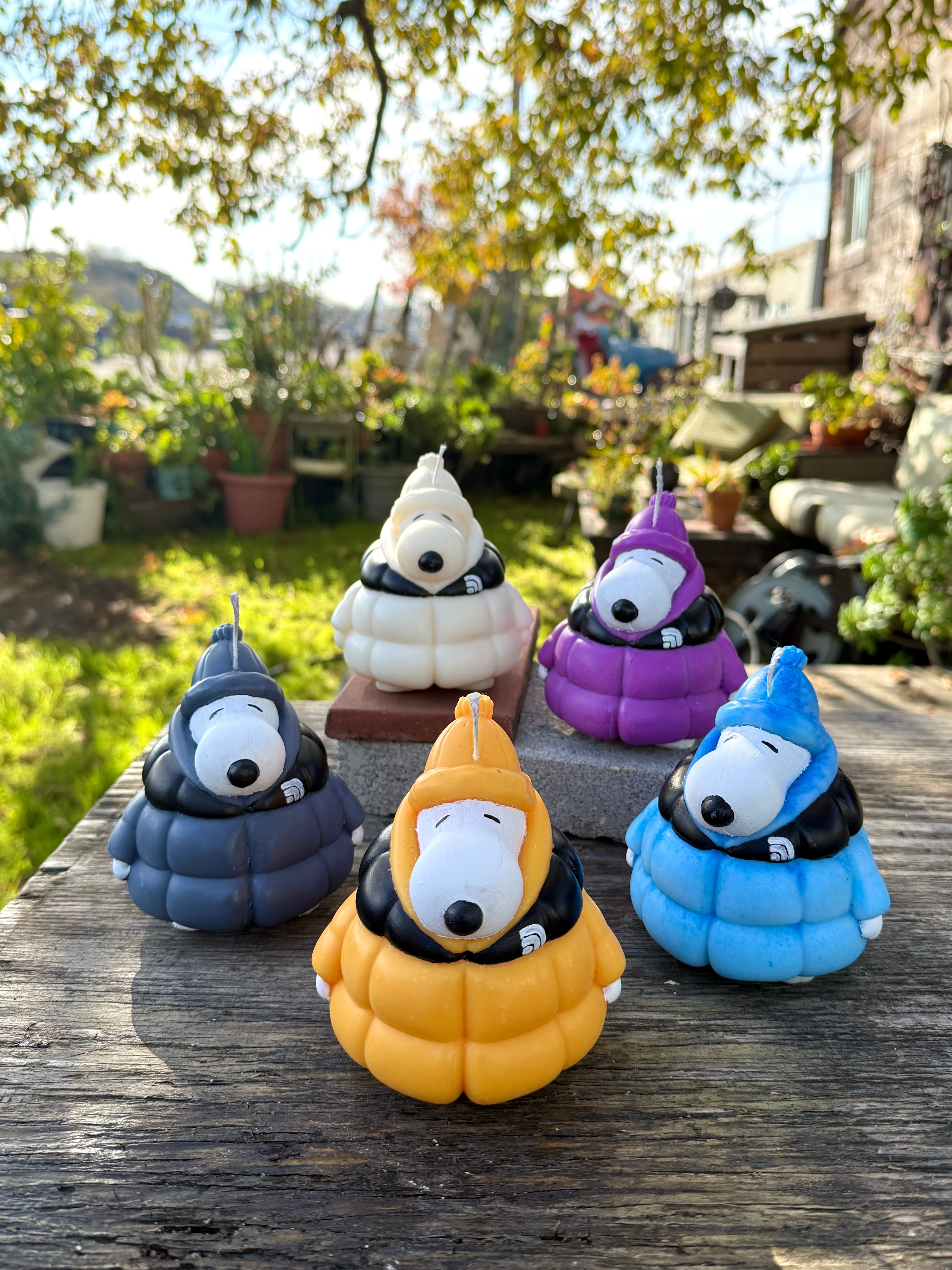 Snoopy Puffer Candle