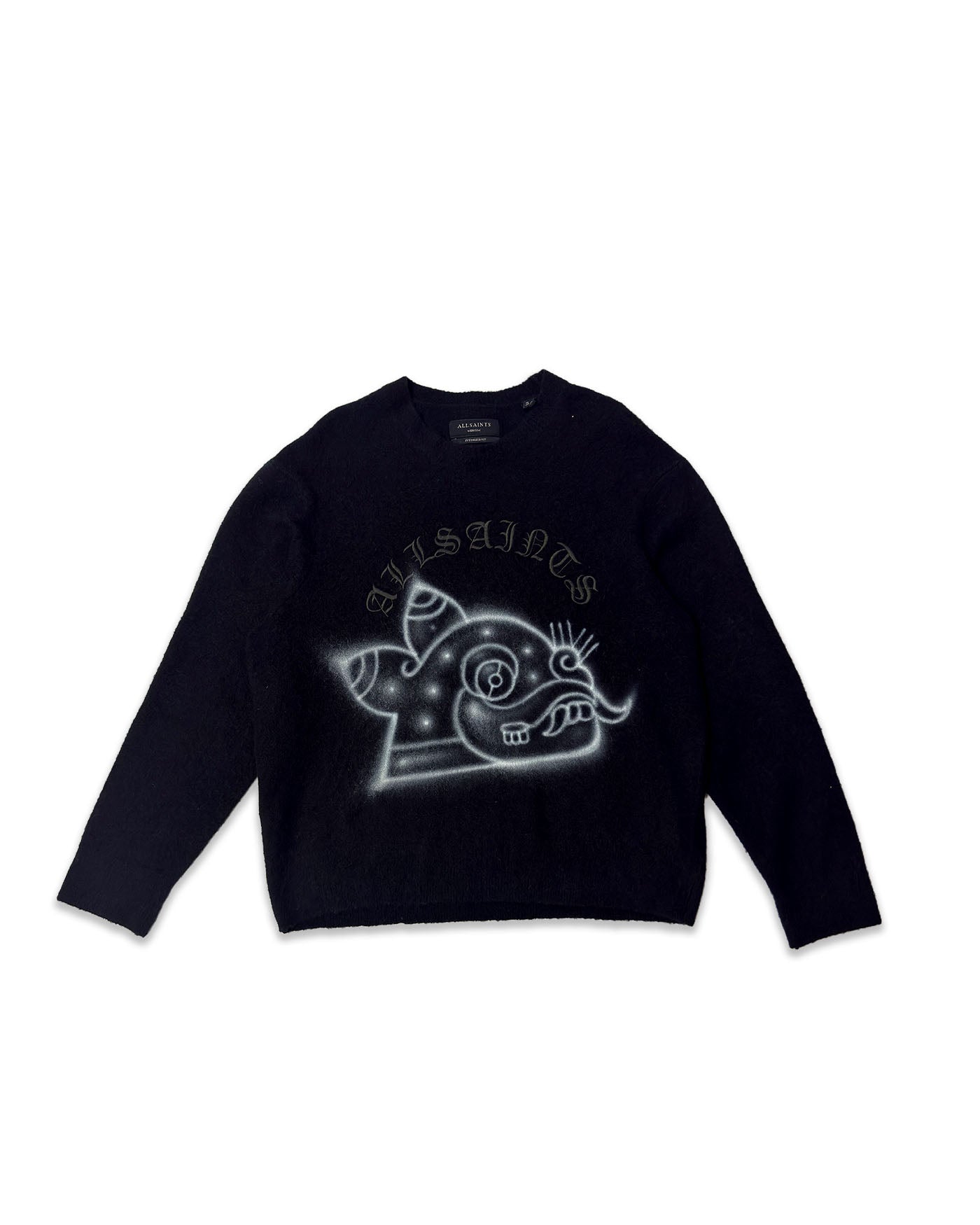 All Saints Jaguar airbrush sweater