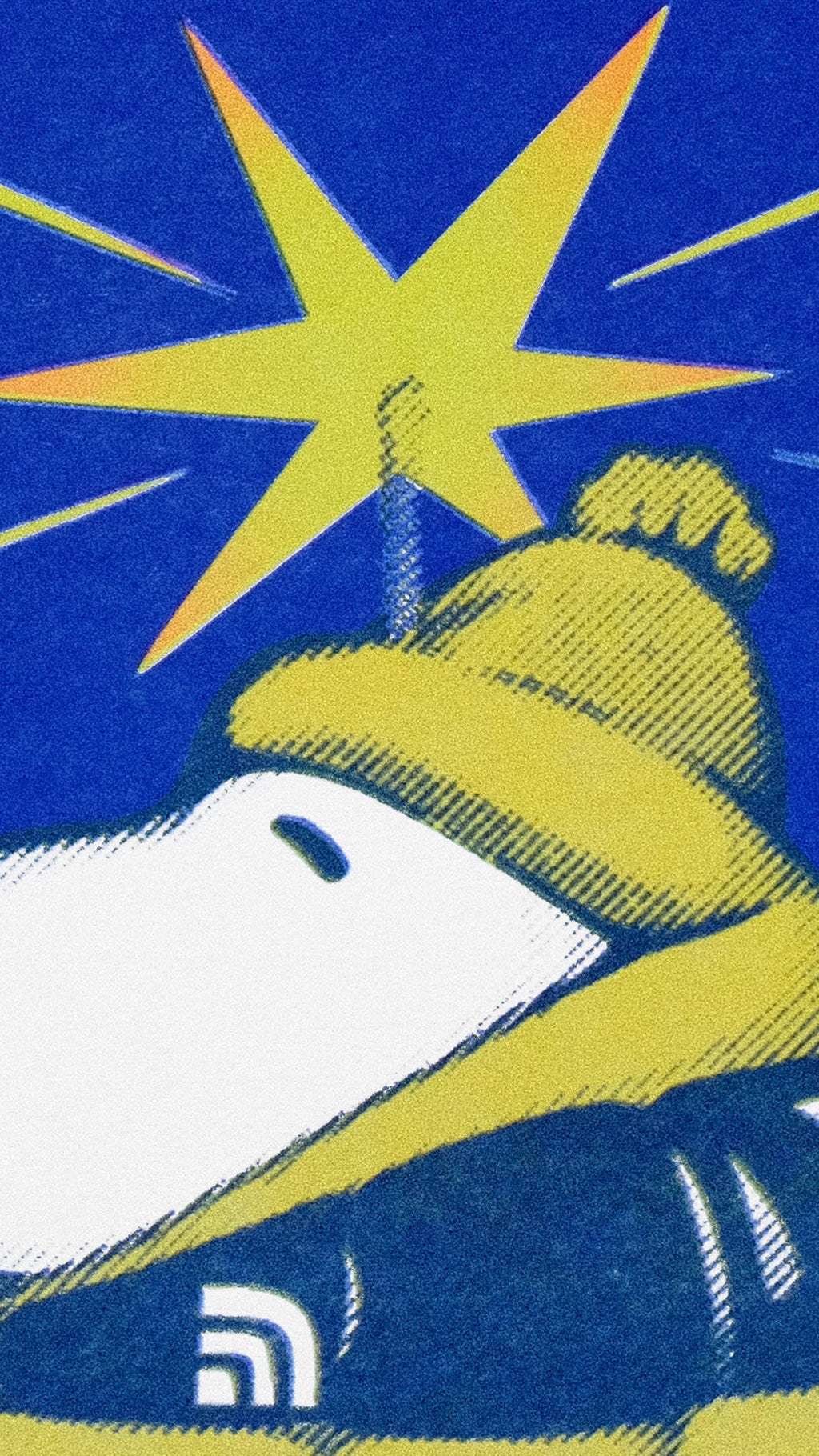 Yellow Snoopy Candle Riso